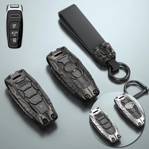 Metal car key - fob, case