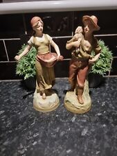 Antique Royal Dux figures Lady