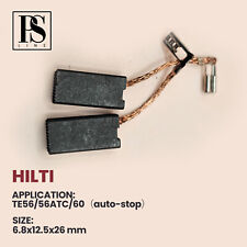 Carbon Brushes for Electric Motors HILTI TE56/56ATC/60, 6.8x12.5x26mm