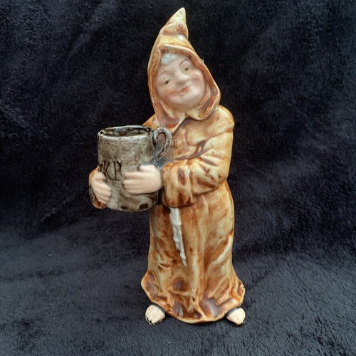 Majolica pottery figurine - majolica,