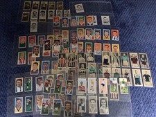 CIGARETTE & TRADE CARDS - COLLECTION x 100+ CARDS (FOOTBALL) - COMBINED SLEEVES