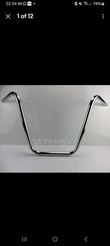 Motorcycle handlebar chrome - motorcycle, 1'