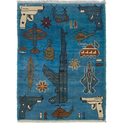 Afghan war carpet - afghan,