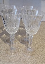 4 Vintage Cut Glass Crystal