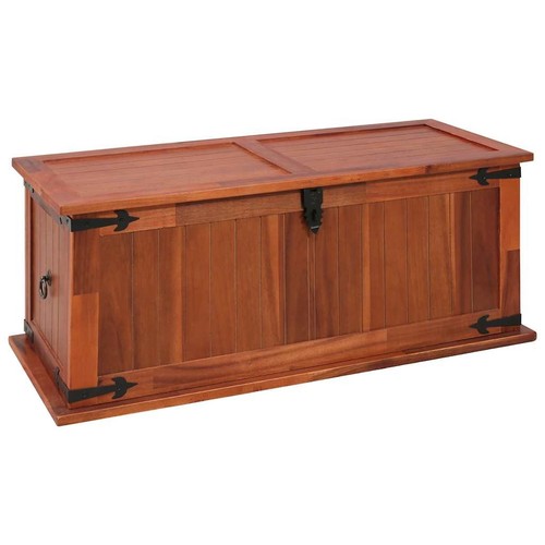 Wooden storage chest trunk - wooden,