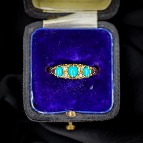 Antique turquoise and - antique, diamond