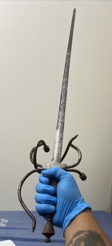 Vintage italy rapier sword - italy,
