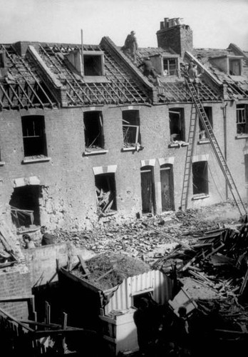 Bomb damage stepney london - damage, stepney,