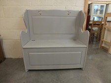 107CM PAINTED MONKS BENCH