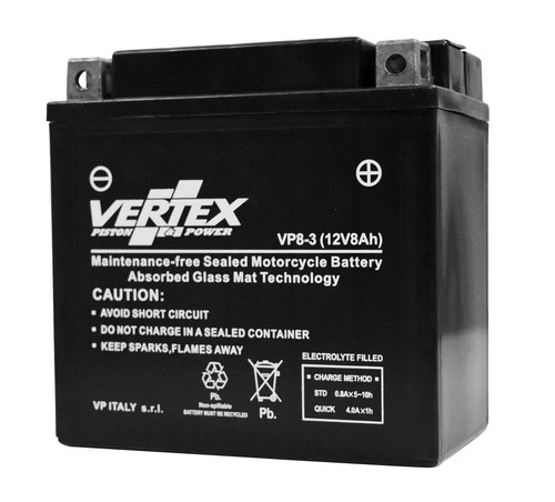 Vertex battery for - hyosung, ga