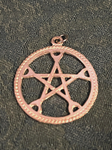 Crecent moon pentacle - moon,