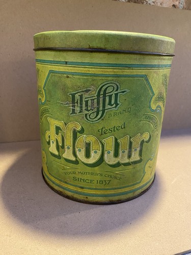 Vintage style fluffy flour tin - vintage,
