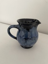 BLUE / BLACK GLAZE STUDIO JUG