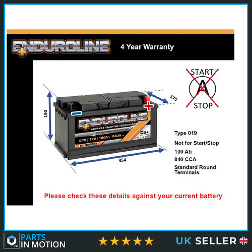 Battery fits maserati levante - fits,