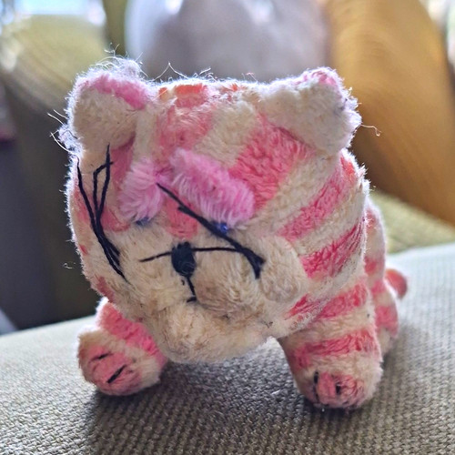 Bagpuss pink white striped - pink, &