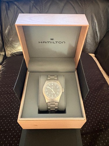 Hamilton khaki field 38mm blue - 38mm,