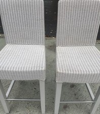 Neptune Montague High Back Bar Stools x2 Grey