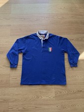 1970s Italy Rugby Union Long Sleeve Shirt Size XL