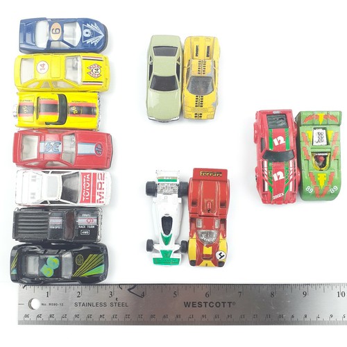 Toy race cars - race, lot