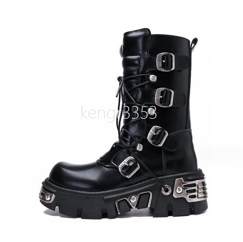 New boots retro punk - boots, metallic