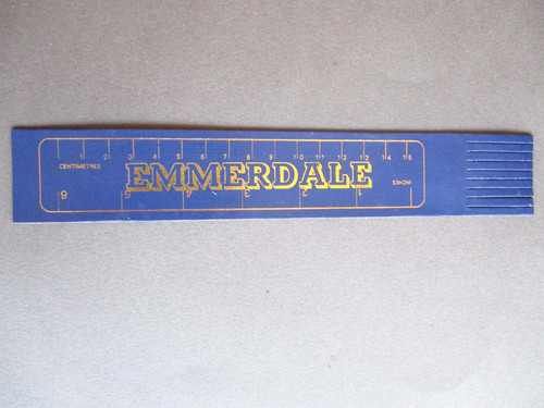 Leather bookmark emmerdale - bookmark, tv