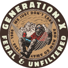 Generation X Sticker Vinyl