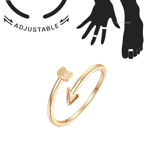 Toe ring adjustable arrow - adjustable, midi