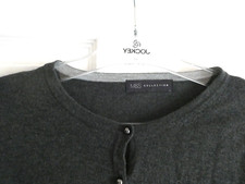 preowned ladies marks and spencer cardigan black size 10