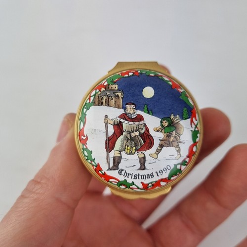 Halcyon days enamel box - halcyon, 1990