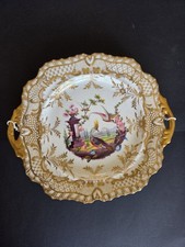 Antique Porcelain Gilded Plate