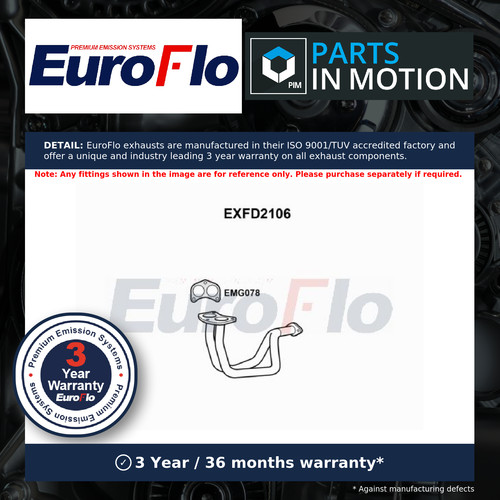 Exhaust pipe fits ford - pipe,