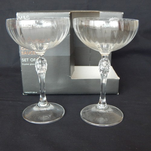 Champagne saucers - 2,