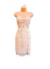 Jessica Wright pink white lace