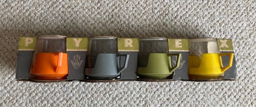 Pyrex retro drinkups set 4 - pyrex,