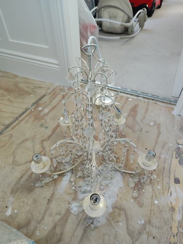 Chrome pearl silver and - /,