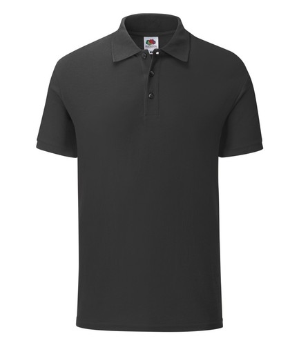 Adult plain polo - adult, ribbed