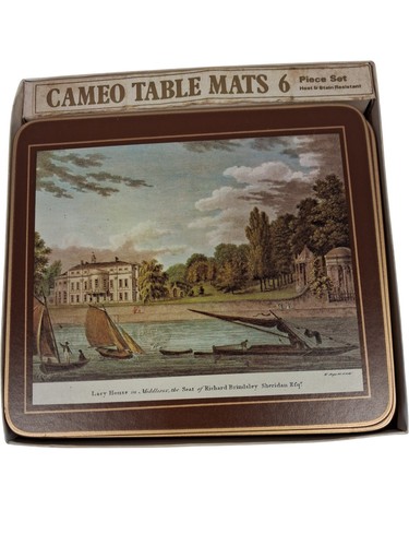 Vintage set table - vintage, mats