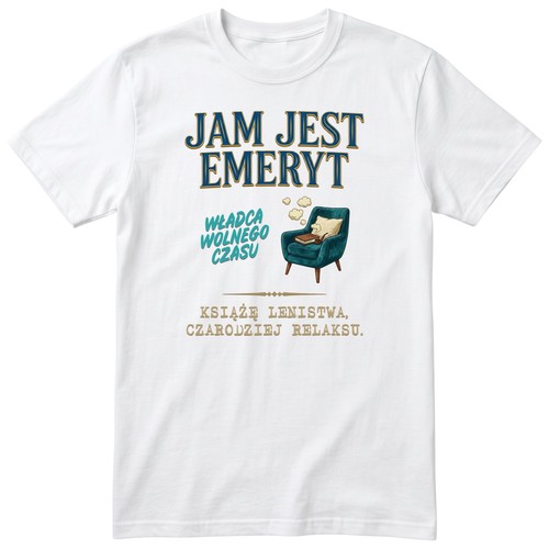 Koszulka jam jest - jam, emeryt