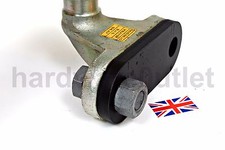 BLACK Tow Ball Bar SPACER BLOCK HD 10mm 3/8" Thick Plate 130 x 50 x 10.0 