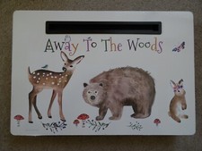 Lap Tray - With Slot for Tablet / Book - Bean Bag Bottom Cushion - Nature