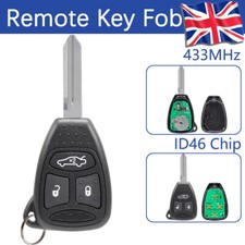 Full 3 Button Remote Key Fob