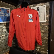 WEST BROMWICH ALBION BROM FOOTBALL WINDBREAKER JACKET PUMA MEDIUM M 