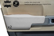 WHITE REAL LEATHER 2X FRONT