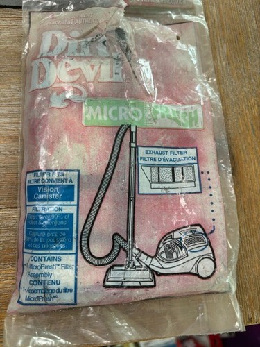 Dirt devil microfresh exhaust - dirt,