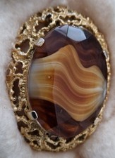 Vintage Sphinx Gold Tone