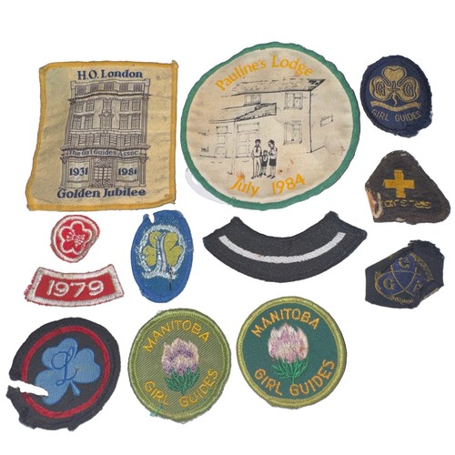 Vintage girl guides badges - vintage,