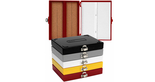 Microscope slide storage box - slide, /