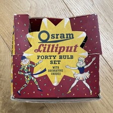 Vintage 1930s/1940s x40 Super Rare OSRAM LILLIPUT Boxed Fairy Lights