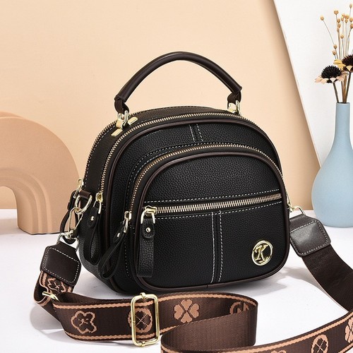 Adjustable leather crossbody - leather,