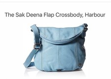 The Sak Turquoise Blue Leather